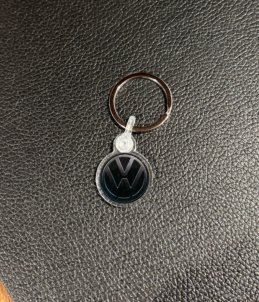 Dark Themed Volkswagen Key Charm
