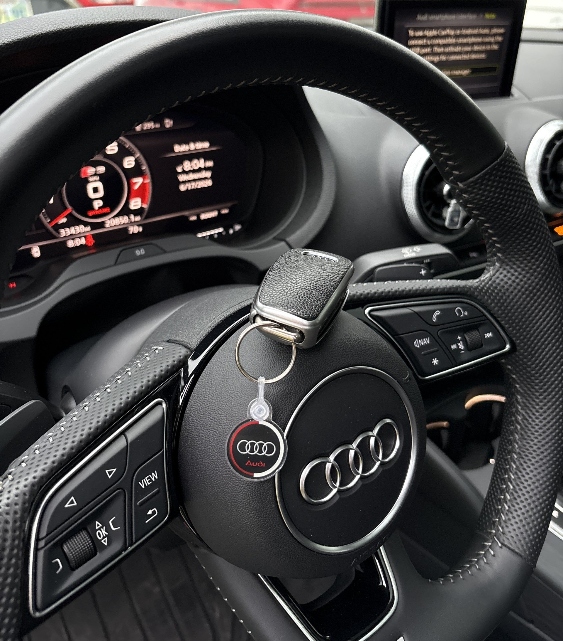 Audi Logo Key Charm